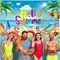 Hello Summer Backdrop, 72.8" x 43.3" Summer Beach Party Backdrop Colorful Summer Photo Backdrop Summer Photography Backdrop Summer Background Banner for Birthday Summer Beach Party Decor
